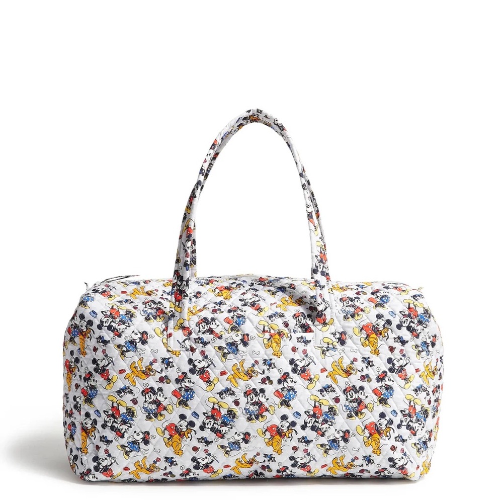 Vera Bradley Disney Large Travel Duffel Bag NWT “Mickey Mouse Family Fun Multi” - Picture 1 of 5